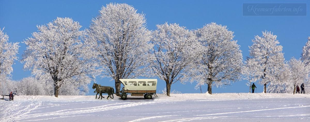 Winterkutschfahrten mit Glhwein